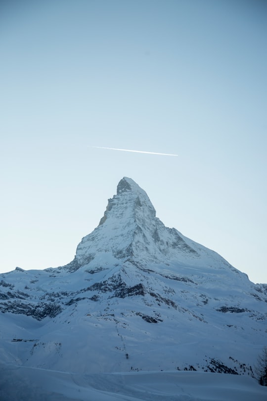 snow covered mountain during daytme in Matterhorn Switzerland