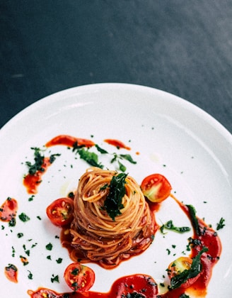 pasta in tomato sauce