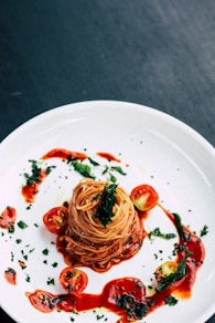pasta in tomato sauce