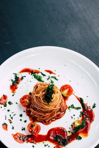 pasta in tomato sauce