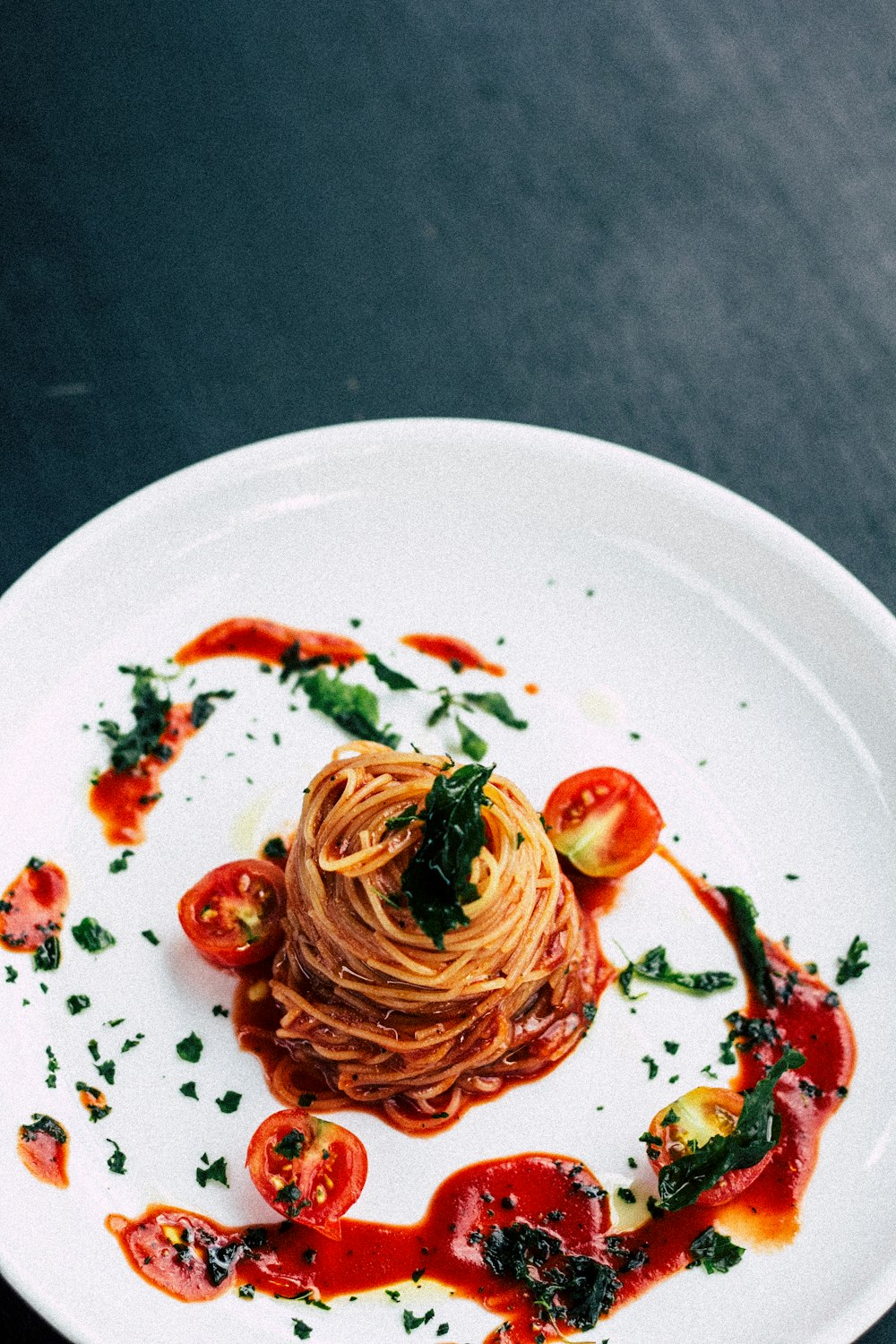 pasta in tomato sauce