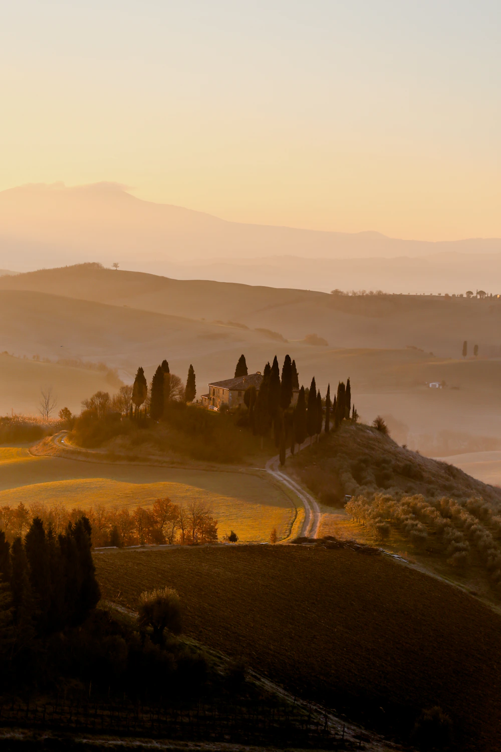 Tuscany, slow.