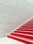 red and white stairs