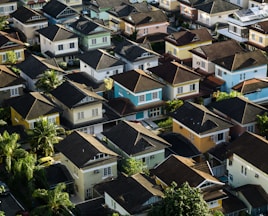 aerial photography of rural