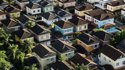 aerial photography of rural