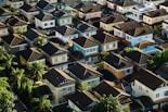 aerial photography of rural
