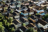 aerial photography of rural