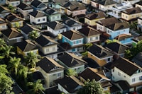 aerial photography of rural