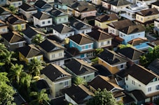 aerial photography of rural
