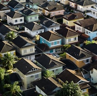 aerial photography of rural