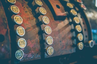 vintage adding machine