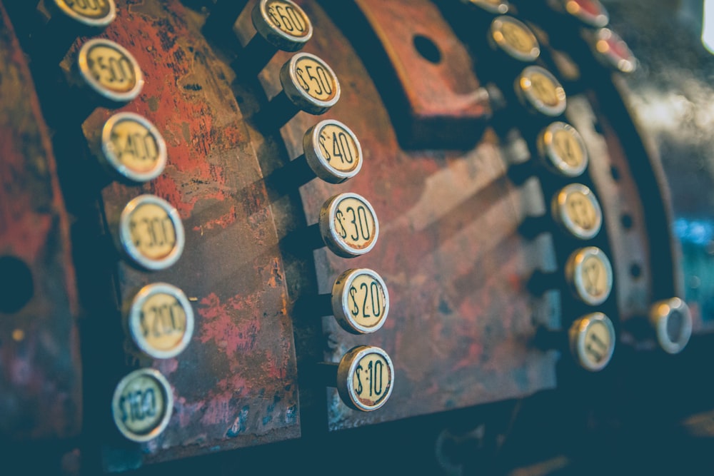 vintage adding machine