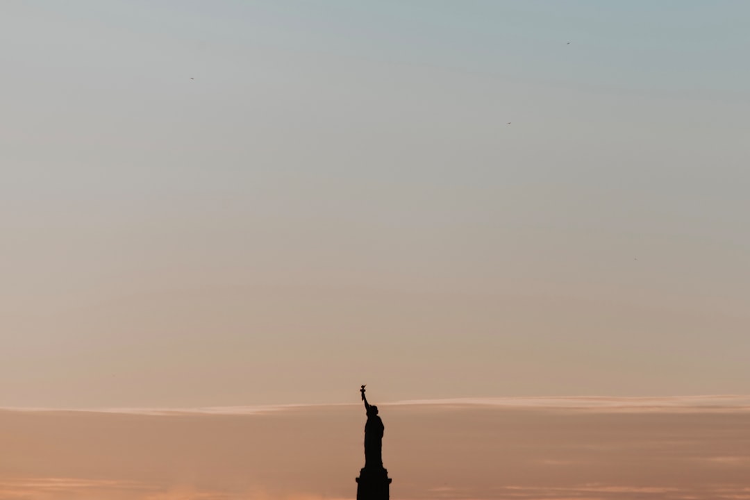 Statue of Liberty silhouette during daytime