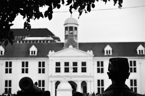 An old black-and-white picture of a historic building in Rio Grande do Norte with intricate colonial architecture.