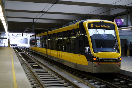 Metro at platform