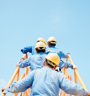 group of person on stairs