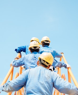 group of person on stairs