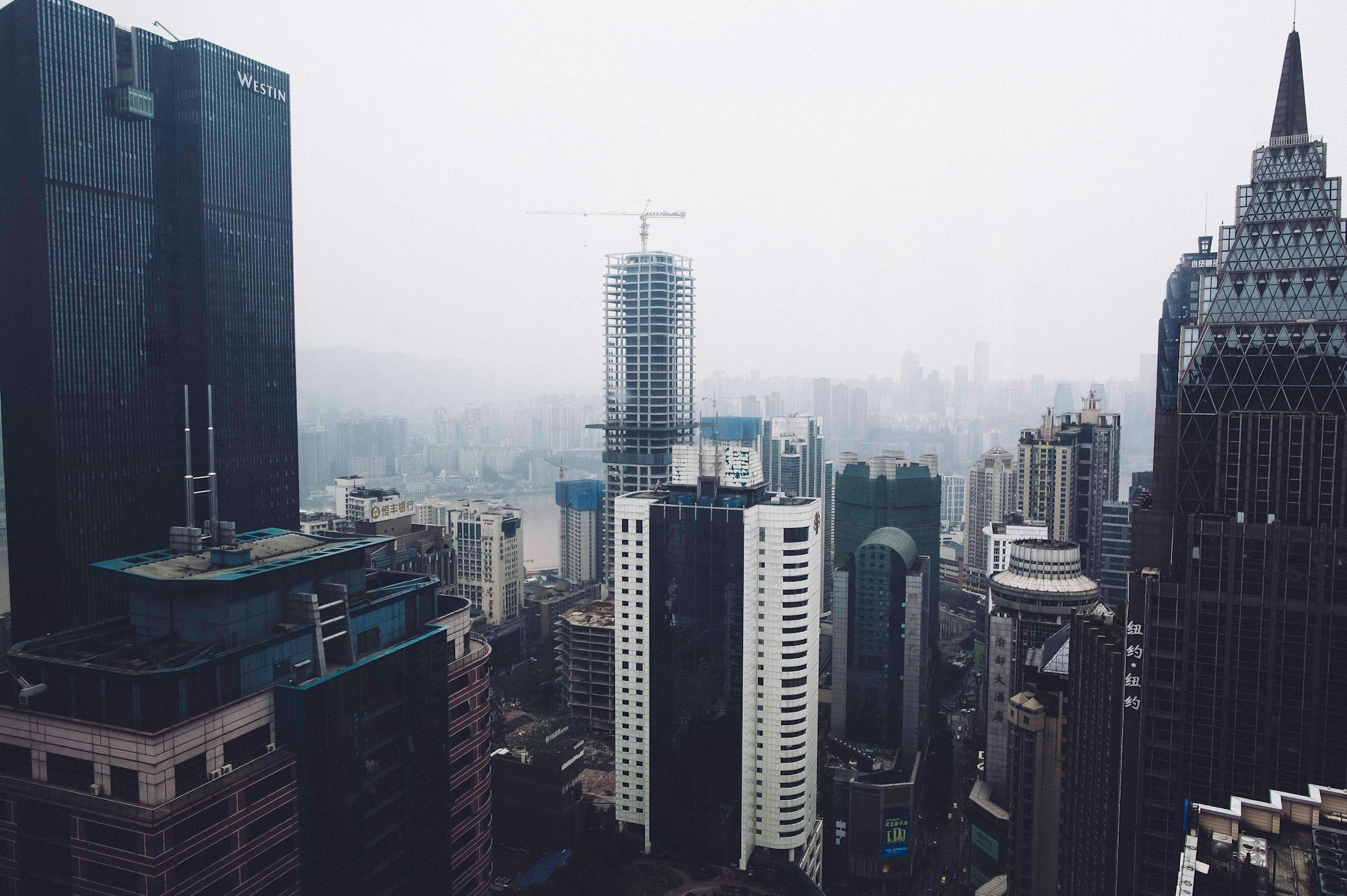 Buildings in Chongqing, China (Jon Grogan via Unsplash)