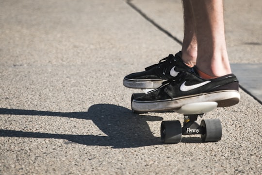 person riding skateboard in Santa Monica United States