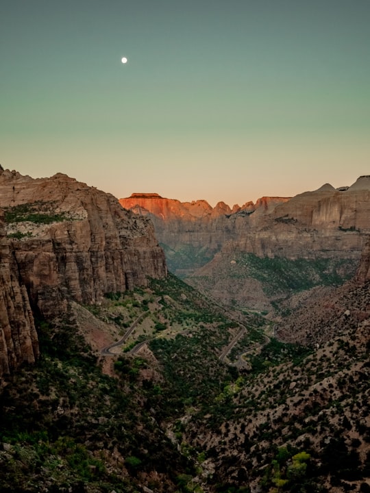 landscape photo of mountains in Zion National Park United States