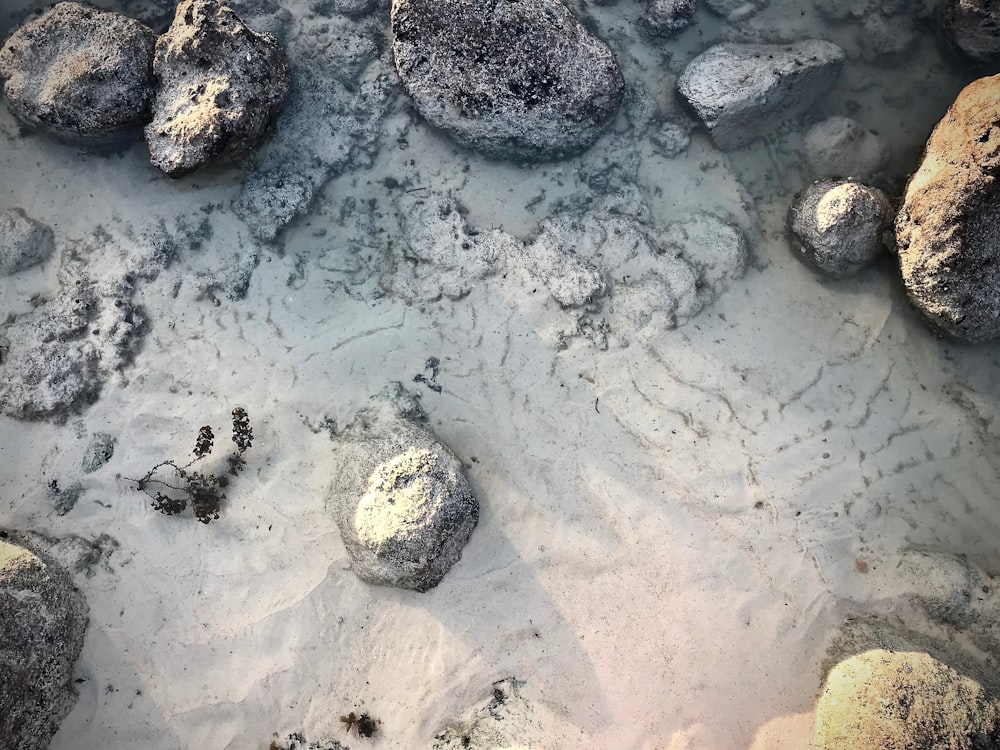 bird's eye view rock formation