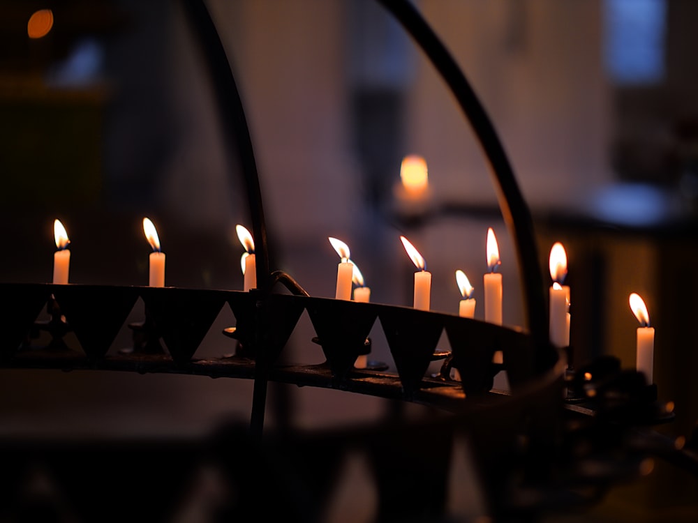 shallow focus photo of candles