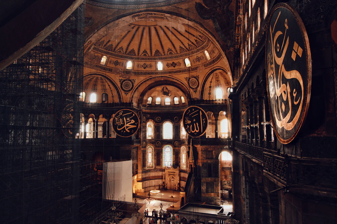 Interior architectural details of Istanbul