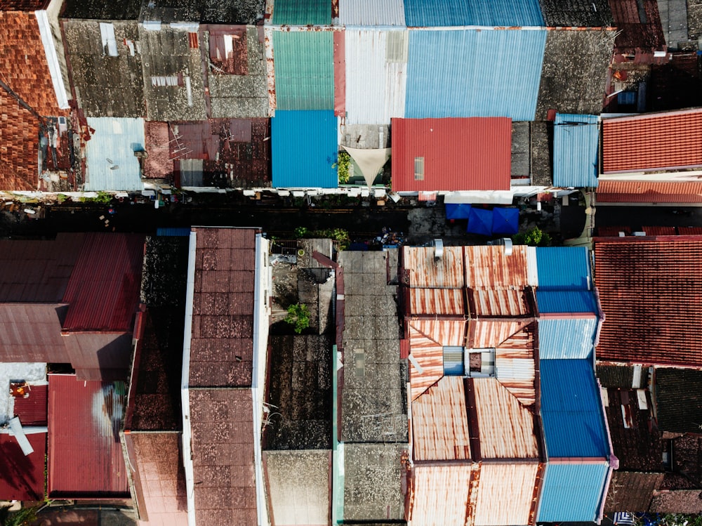 aerial photograph of structure