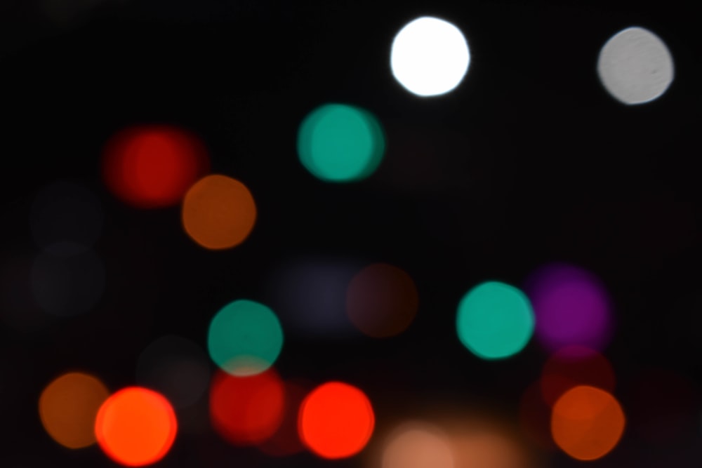 blur lights during daytime