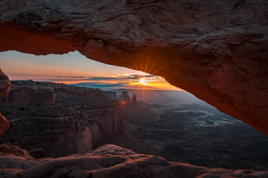 brown rock formation in Canyonlands National Park United States