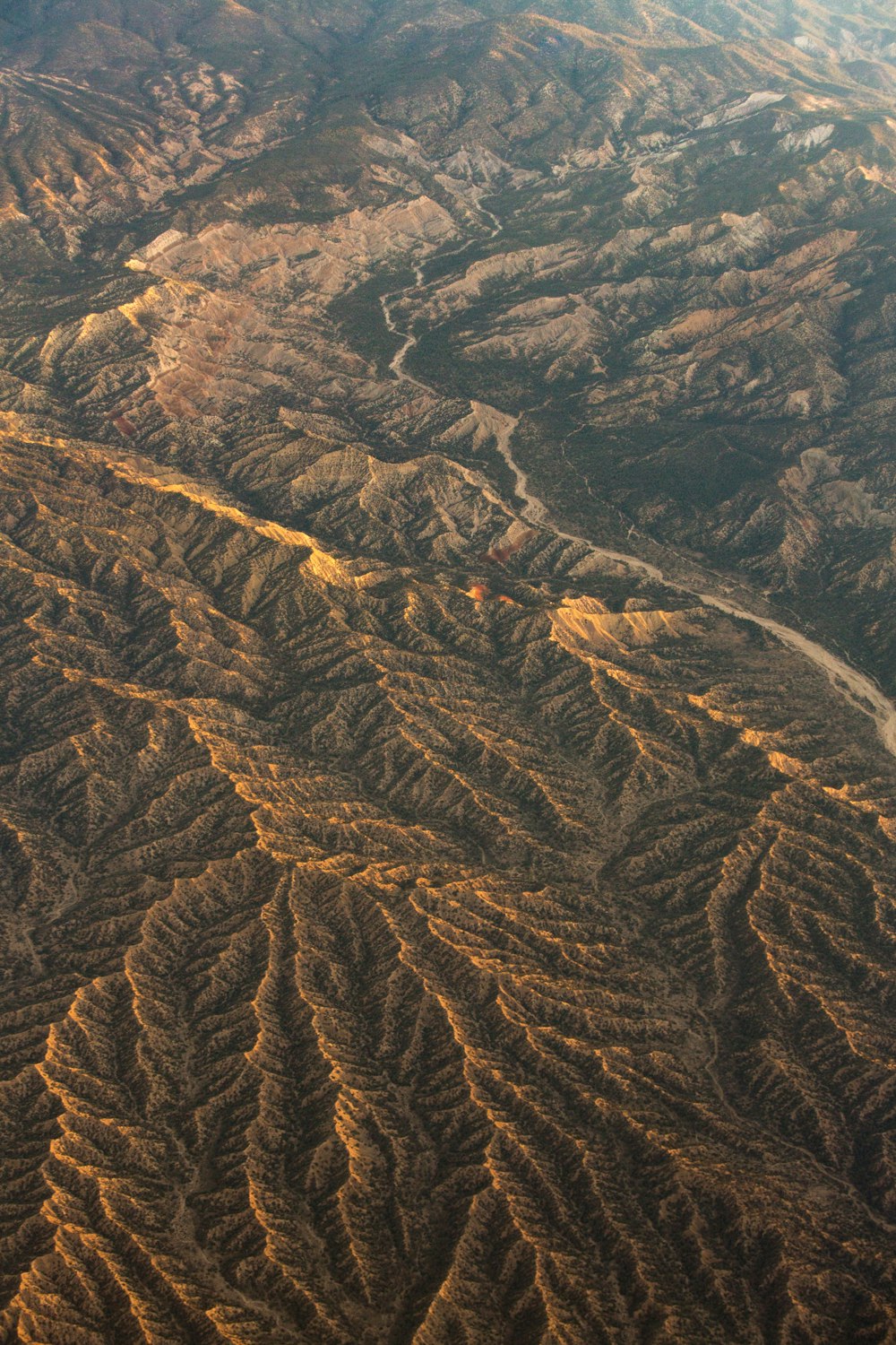 Fotografia aerea delle montagne
