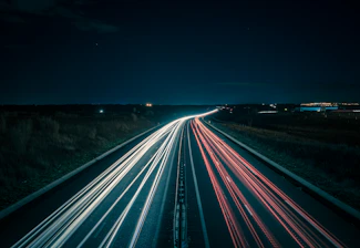 time lapse photography of highway