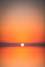 sunset on ocean