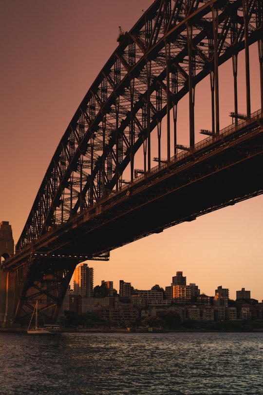 brown metal bridge in Sydney Harbour Bridge Australia