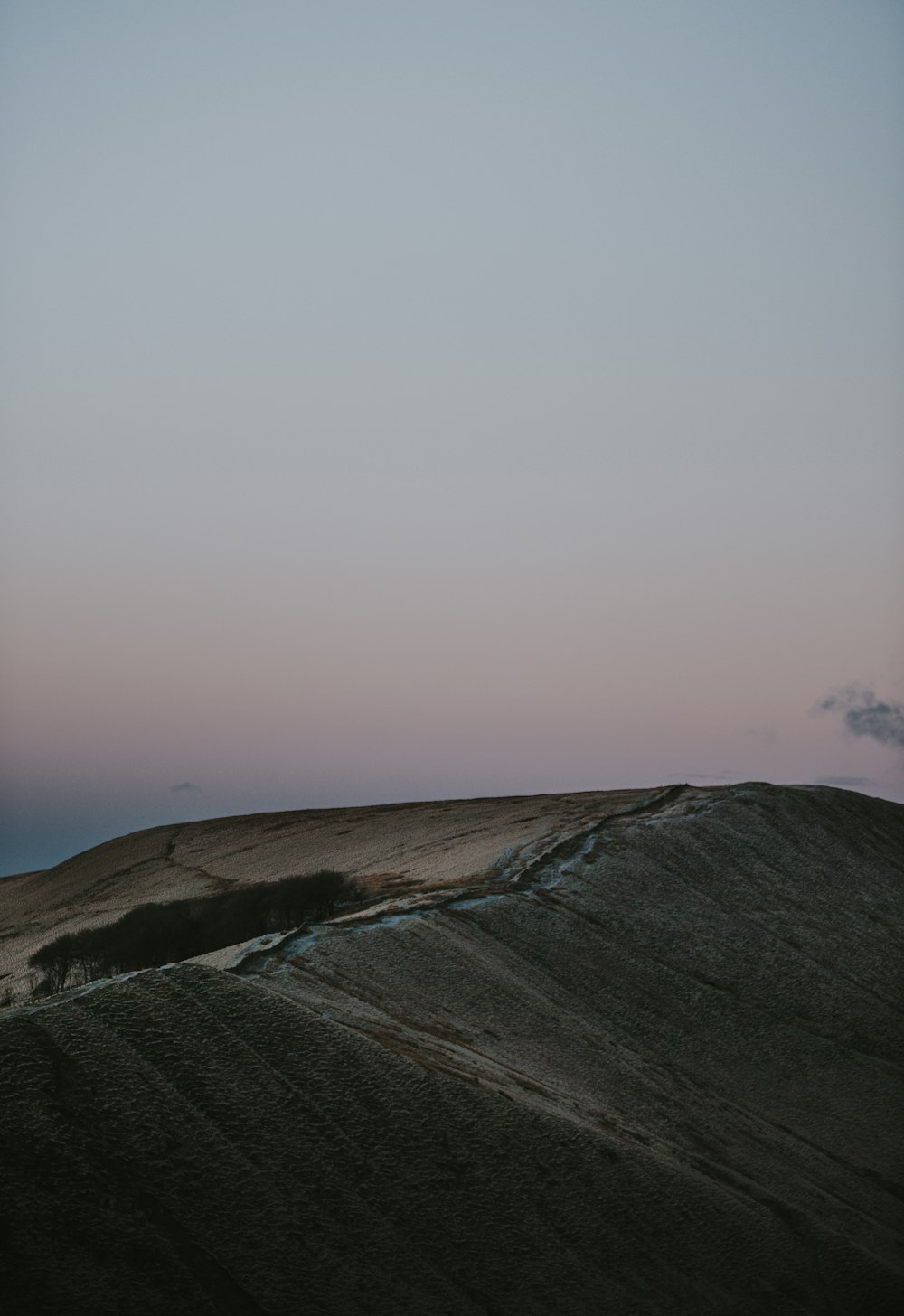 gray mountain cliff