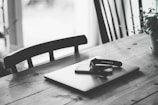 A serene workspace with tech gadgets on a table.