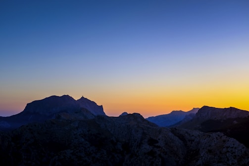 A breathtaking view of the Andes mountains at sunset.