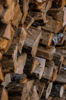brown firewood