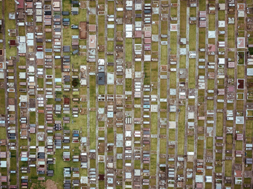 aerial hptography of houses