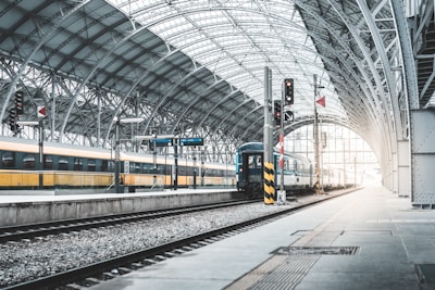 train on station during daytime