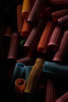 pile of hair curler