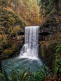 scenery of waterfalls