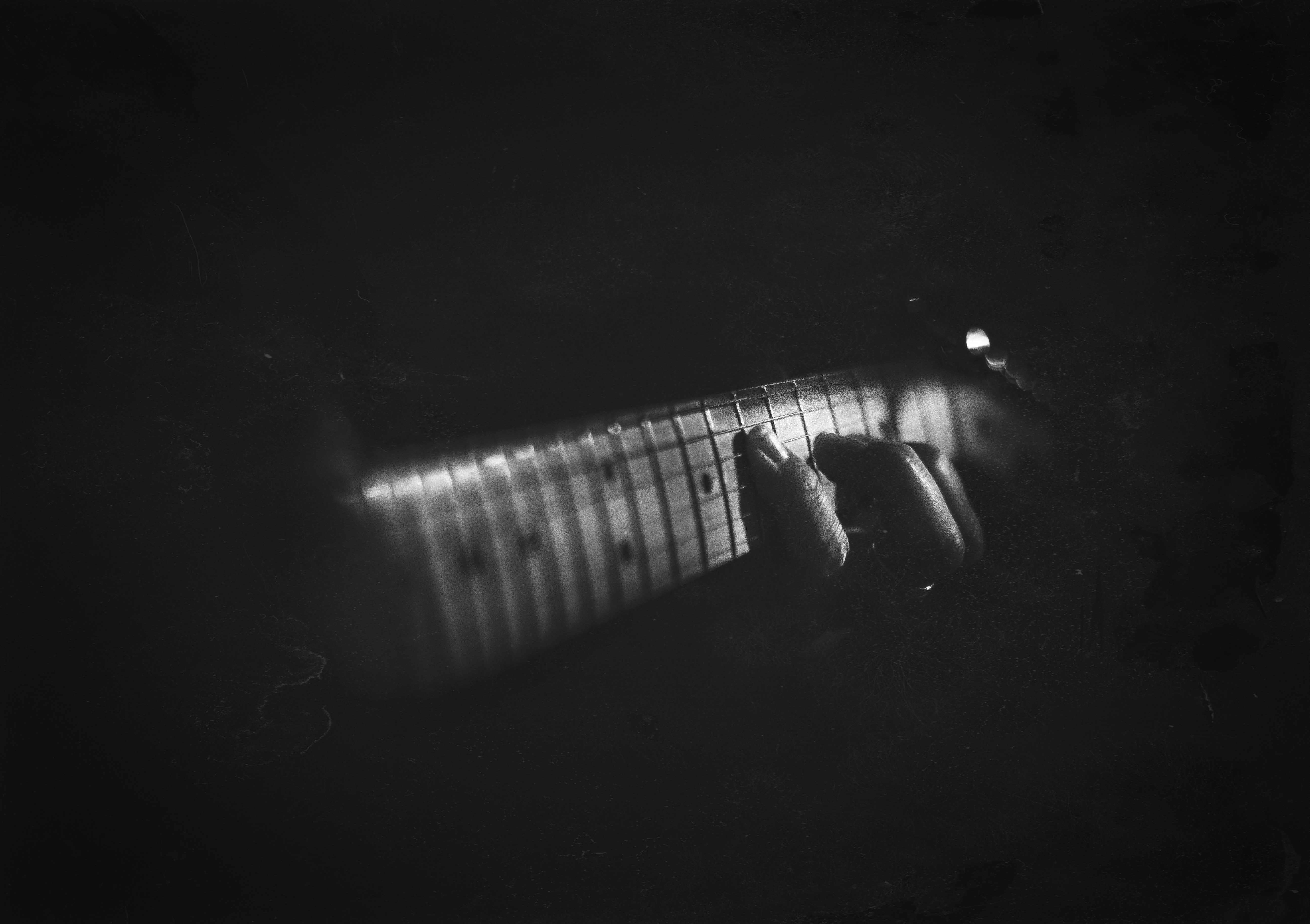 person playing guitar