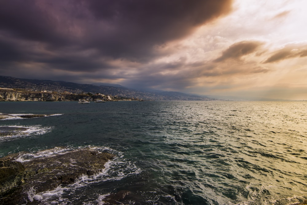 landscape photo of body of water