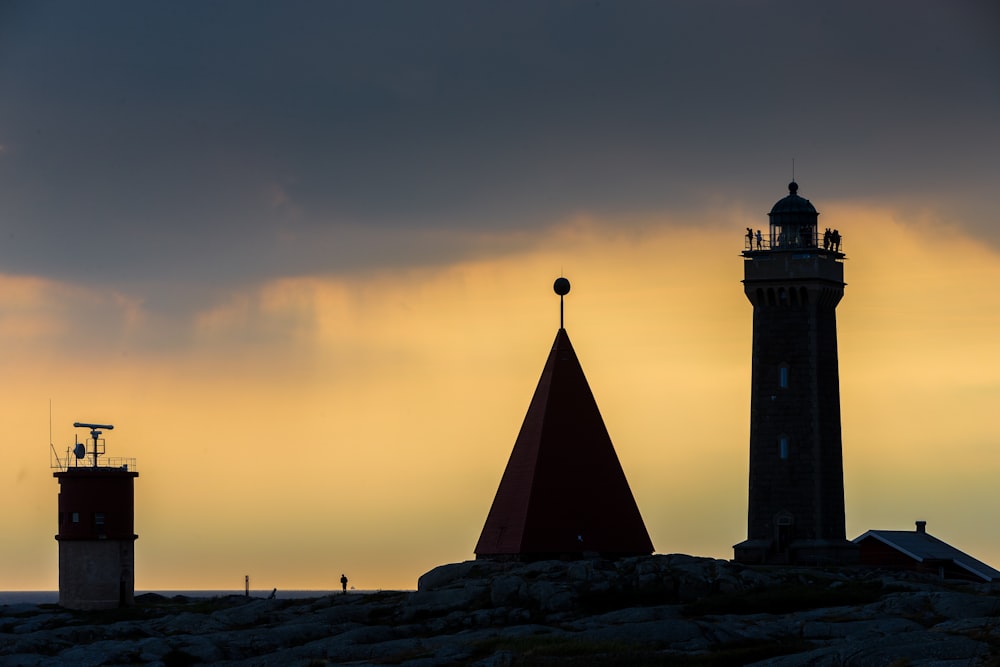 Brauner Leuchtturm