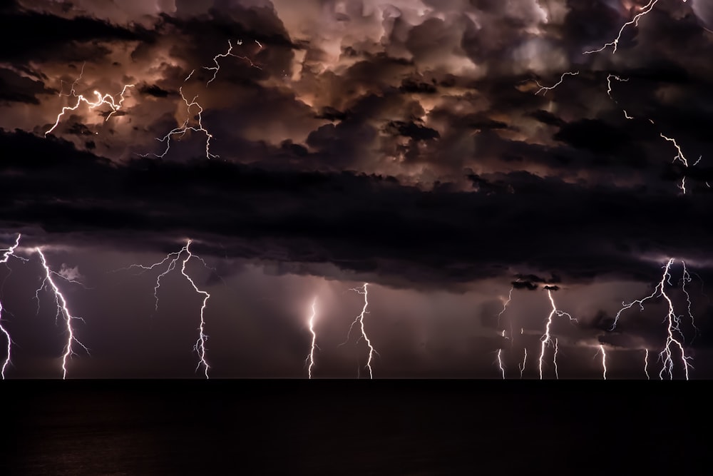 Thunderstorm With Dark Clouds Photo Free Storm Image On Unsplash