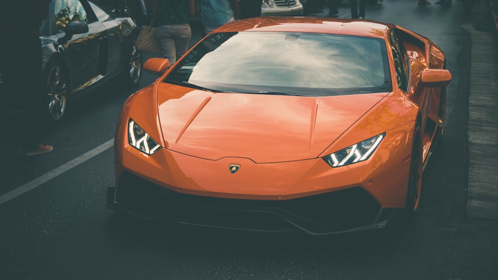 laranja Lamborghini Aventador