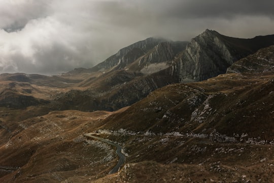 landscape photography of mountains in Durmitor Nacionalni Park Montenegro