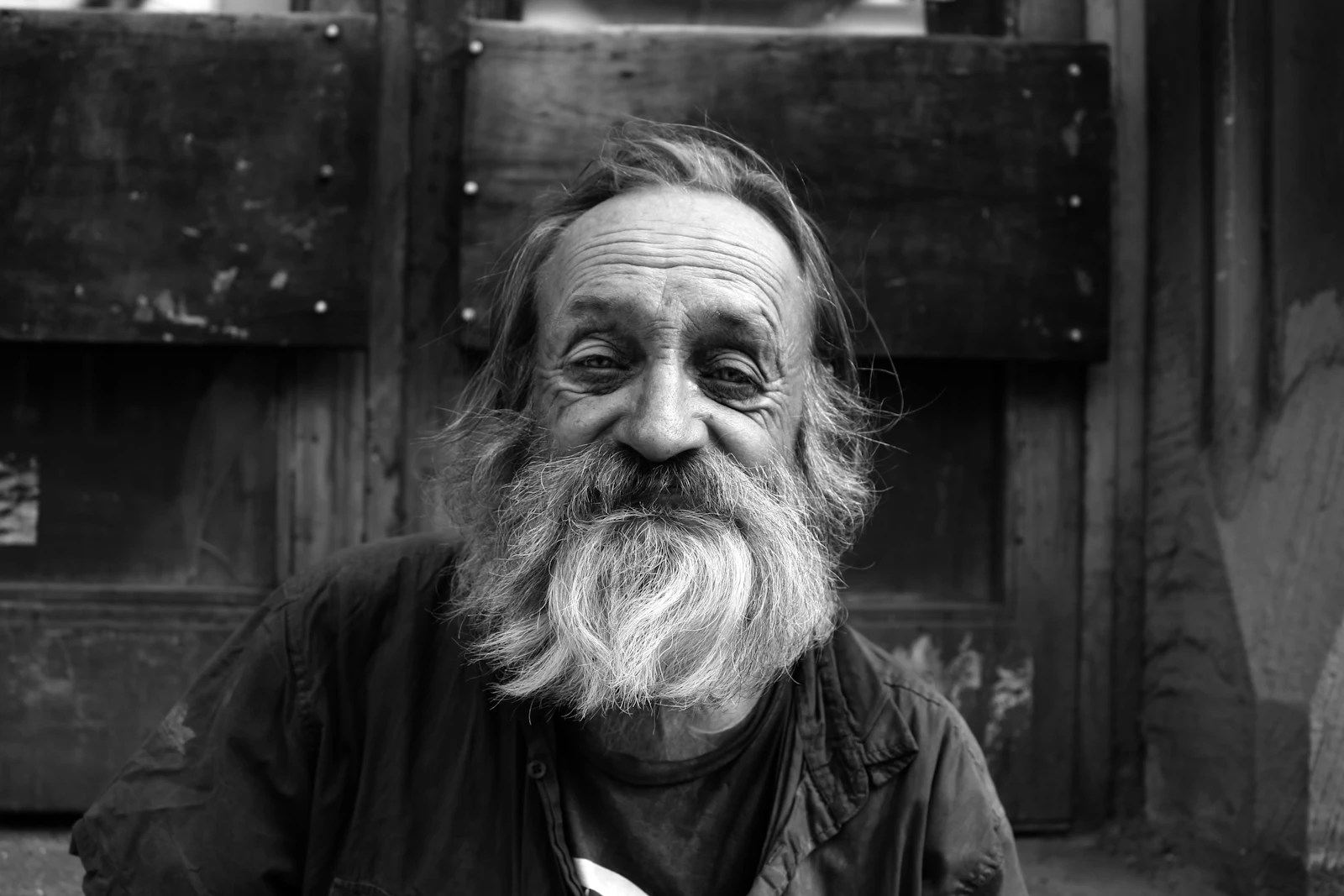Portret starszego mężczyzny, projekt autorski o ojcu
