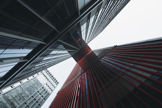 low-angle photography of building in Hangzhou China